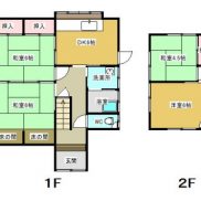 福岡県京都郡 空室 土地220.87平米 戸建て4DK 満室時利回り 9.15％