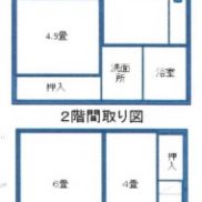 福岡県北九州市 賃貸中 戸建て5K 土地116.55平米 再建築不可 満室時利回り 17.79％