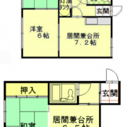北海道帯広市 賃貸10の4 土地574平米 1DK×4戸、2DK×6戸 満室時利回り18.13％