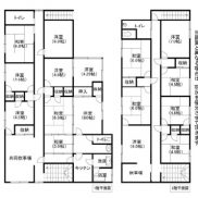 福岡県北九州市 空室 土地 518.77平米 戸建て16K 満室時利回り 15.00％