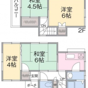 東京都青梅市 空家 土地81.4平米 戸建て4K 満室時利回り13.10％