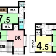 群馬県前橋市 空室 土地70.34平米 戸建て4DK 満室時利回り 16.21％