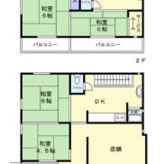 茨城県日立市 空室 土地208.03平米 戸建て5DK 満室時利回り 12.04％
