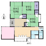 茨城県高萩市 空室 土地178.10平米 戸建て3DK 満室時利回り12.08％