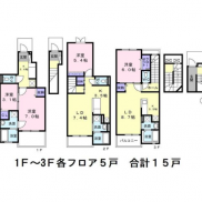 三重県四日市市 満室稼働中 土地1372.48平米 15戸 1LDK、2K 満室時利回り5.76％
