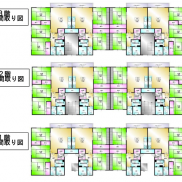 青森県八戸市 賃貸12の10 土地1,145.61平米 2LDK×6戸、3LDK×6戸 満室時利回り16.90％