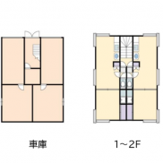 北海道札幌市 満室稼働中 土地122.31平米 1LDK×4戸 満室時利回り9.72％