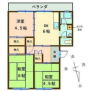 愛知県豊橋市 賃貸6の3 土地367.00平米 3DK×6戸 満室時利回り9.13％