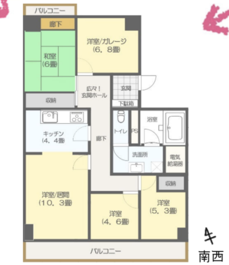(間取)