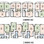 千葉県市川市 賃貸4の1 土地329.52平米 4連棟式長屋 4LDK×4戸 満室時利回り9.02％
