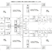 北海道旭川市 満室稼働中 土地432.53平米 1LDK×8戸 満室時利回り7.44％