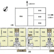 北海道札幌市 満室稼働中 土地171.89平米 1LDK×4戸、2LDK×2戸 満室時利回り10.54％