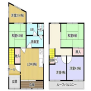 山口県下関市 空家 土地161.95平米 戸建て5LDK 満室時利回り24.00％