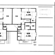 愛媛県新居浜市 満室稼働中 土地224.14平米 2DK×4戸 満室時利回り9.00％