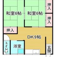 山口県萩市 賃貸3の2 土地255.04平米 2DK×3戸 満室時利回り24.63％