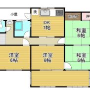 愛知県瀬戸市 空家 土地135平米 4DK  戸建て賃貸 満室時利回り21.62%