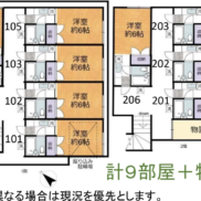千葉県勝浦市 賃貸9の8 土地181.03平米 1K×9戸＋物置 満室時利回り11.33％