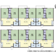 茨城県水戸市 全空室 土地485.76平米 2DK×6戸 満室時利回り12.09％