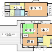 宮城県仙台市 満室稼働中 土地355.00平米 1K×17戸、3DK×1戸 満室時利回り9.40％
