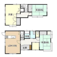 山口県宇部市 賃貸中 土地197.76平米 戸建て3SLDK 満室時利回り14.08％