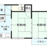岩手県盛岡市 賃貸2の1 土地62.32平米 2K×2戸 満室時利回り12.27％