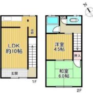 愛知県犬山市 空家 鉄骨造 2LDK テラスハウス利回り27.27％