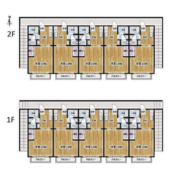福島県郡山市 賃貸10の8 土地665.42平米 1DK×10戸 満室時利回り13.33％