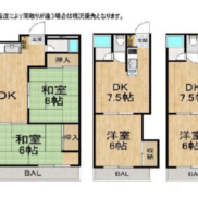 愛媛県松山市 満室稼働中 土地200.39平米 1DK、2DK 満室時利回り11.84％