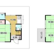 埼玉県川口市 空家 土地45.50平米 戸建て3K 満室時利回り12.41％