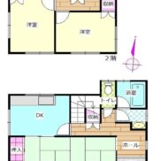 岡山県岡山市 賃貸中 リースバック 木造 戸建て 5DK 利回り 17.37％