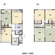 大阪府豊中市 空家 土地75.32平米 戸建て6DK 満室時利回り13.85％